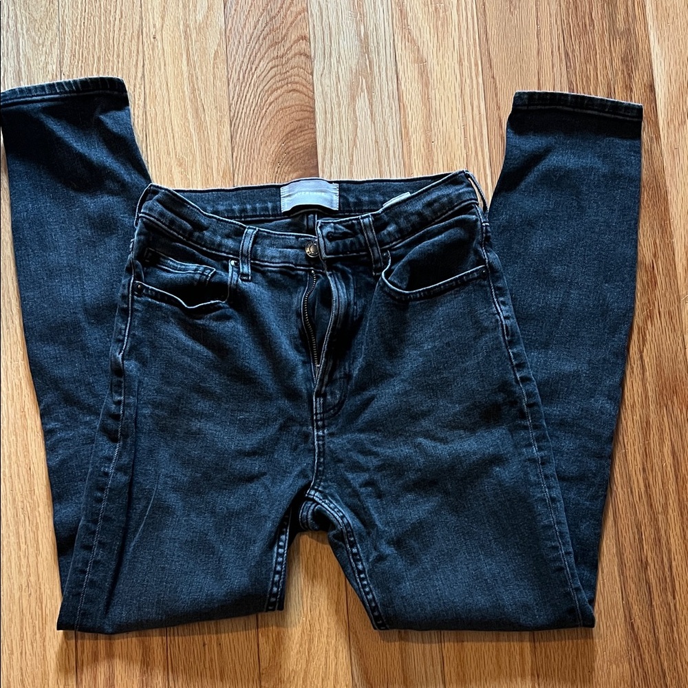 Everlane Women's Charcoal Skinny Jeans